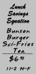 Bunsen Burgers Special